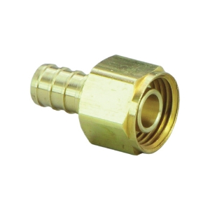 Viega 46040 PureFlow® Adapter, 3/4 in, Crimp x Lav, Brass