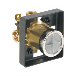 DELTA® R10000-IP Universal Tub and Shower Rough-In Valve Body, 1/2 in FNPT Inlet x 1/2 in FNPT Outlet, Forged Brass Body