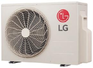 LG LAU090HYV3 Single Zone Inverter Heat Pump - Wall Mount Super High Efficiency w/ Wi-Fi Module (9K BTU), Improved Efficiency