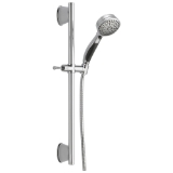 DELTA® 51549 ActivTouch® Hand Shower, 3-11/16 in Dia 9 Shower Head, 2 gpm Flow Rate, 82 in L Hose, 1/2 in Connection, Chrome