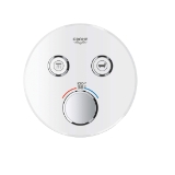 GROHE 29160LS0 Thermostatic Trim, 7.7 gpm Valve, StarLight® Moon White