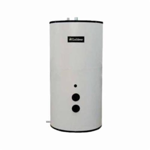 Lochinvar® Lock-Temp® RJS120 Round Jacketed Vertical Storage Tank, 119 ga Tank, 28 in Dia, 2-1/2 in Inlet x 2 in Outlet