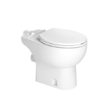 Saniflo® 083 Toilet Bowl, White, Round Shape, 16-3/4 in H Rim, 3 in Trapway