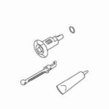 Kohler® 1011032-47 Large Orifice Trim Ring Kit, Almond