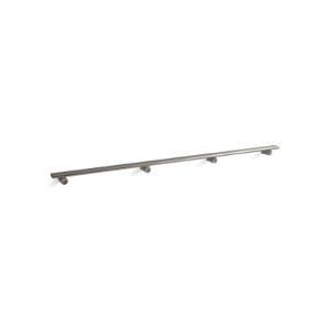 Kohler® 97628-BNK Choreograph® Shower Barre, 54 in OAL x 3-1/2 in OAD, Aluminum