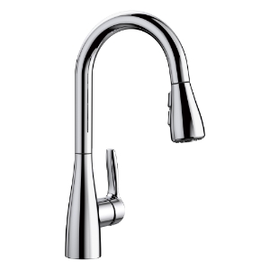 Blanco 442209 Bar Faucet, ATURA™, Polished Chrome, 1 Handle, 1.5 gpm