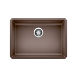 Blanco 442546 PRECIS™ SILGRANIT® Composite Sink, Café, Rectangle Shape, 23 in L x 16 in W x 5 in D Bowl, 25 in L x 18 in W x 5-1/2 in H, Undermount, Granite