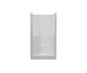 Clarion RE4236SD-WH One-Piece Alcove Center Drain Shower Stall, 42 in L x 37 in W x 78 in H, White