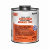 Medium CPVC Cement, 16 oz, Translucent Liquid, Orange, 0.94