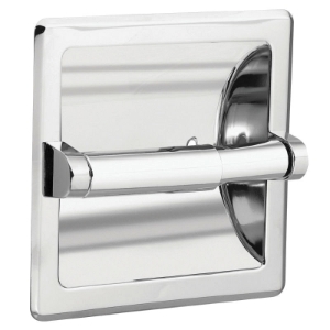 Moen® 2575 Recessed Paper Holder, 6-1/4 in H, Zinc Alloy, Chrome