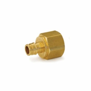 Uponor ProPEX® Q5575050 Female Threaded Adapter, 1/2 in, PEX x FNPT, Brass