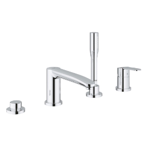 GROHE 23048003 Ohm Bathtub Faucet, Eurostyle™ Cosmopolitan, 1.75 gpm, StarLight® Polished Chrome, 1 Handle, Traditional