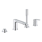 GROHE 23048003 Ohm Bathtub Faucet, Eurostyle™ Cosmopolitan, 1.75 gpm, StarLight® Polished Chrome, 1 Handle, Traditional