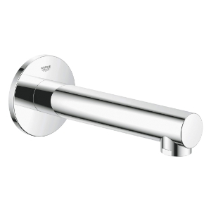 GROHE 13274001 Concetto™ Tub Spout, 6-11/16 in L, 1/2 in FNPT Connection, Brass, Polished Chrome