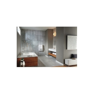 DELTA® T4753-SS Roman Tub Trim, Vero®, 18 gpm Flow Rate, 8 to 16 in Center, Stainless, 2 Handles, Traditional