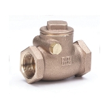 Milwaukee Valve 510T-114 Horizontal Swing Check Valve, 1-1/4 in Nominal, Thread End Style, 300 lb WOG, Bronze Body, Domestic
