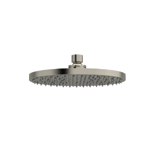 RIOBEL 468BN Cross Collection Rain Showerhead Slim Ultra, 2 gpm Flow Rate, Brushed Nickel