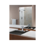 DELTA® 77524 Arzo® Towel Bar, 24 in L Bar, 3-1/2 in OAD x 2-1/8 in OAH, Brass, Chrome