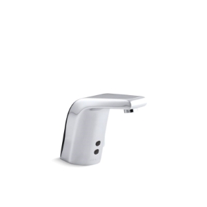 Kohler® 13460-CP Sculpted Insight™ Bathroom Sink Faucet with Temperature Mixer, 0.5 gpm, 6-1/8 in H Spout, 1 Faucet Hole, Polished Chrome, Touchless
