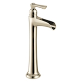 Brizo® 65461LF-PN Rook® Vessel Lavatory Faucet, Commercial, 5-7/16 in Spout, 10-1/4 in H Spout, Polished Nickel, 1 Handle