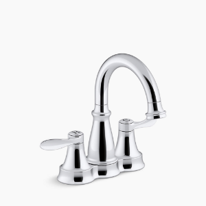 Kohler® 27378-4-CP Bellera® Centerset Bathroom Sink Faucet, 1.2 gpm, Polished Chrome
