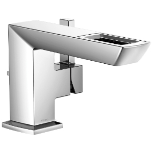 Brizo® 65086LF-PC-ECO Vettis™ Lavatory Faucet, 1.2 gpm, 4-7/8 in H Spout, 1 Handle, Metal Pop-Up Drain, 1 Faucet Hole, Polished Chrome, Traditional