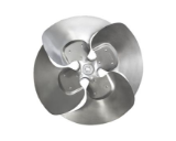 ALLIED™ 27W59 100017-09 Swept Wing Motor Fan Assembly, 1/2 in Bore, 34 deg Pitch, 4 Blades, CCW Rotation