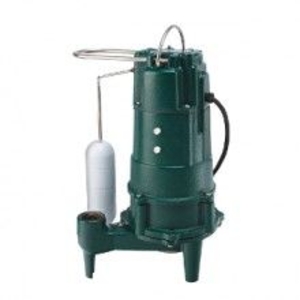 Zoeller® 805-0001 805 Grinder Pump, 40 gpm Max Flow, Automatic, 55 ft Max Head, 115 V, 1 Phase