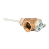 Camco 10473 Temperature and Pressure Relief Valve with 4 in Probe and Stainless Steel Spring