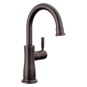 DELTA® 1960LF-H-RB Traditional Instant Hot Water Dispenser, Commercial/Residential, 1.5 gpm Flow Rate, 360 deg Swivel Spout, Venetian Bronze, 1 Handle