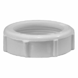 Oatey® P9001 Slip Joint Nut, 1-1/2 in Nominal, Polypropylene, White