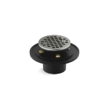 Kohler® 22671-BN Clearflo Tile-in Shower Drain, 4-1/4 in L, Brass/Cast Iron Drain