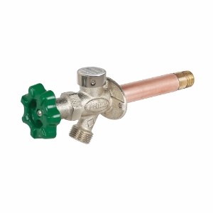 Prier® P-164X12 Diamond P-164 Freezeless Wall Hydrant, 1/2 in Nominal, PEX (Crimp) End Style, 90 deg Quarter Turn Wall Opening