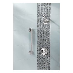 Moen® YG0724CH Iso™ Designer Grab Bar, 1-1/4 in Dia x 24 in L, Chrome, Stainless Steel