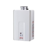 Rinnai® V94iN HE Series Tankless Water Heater, Natural Gas Fuel, 180000 Btu/hr, Indoor, Non-Condensing, 9.4 gpm, Direct Vent, 0.82, Residential