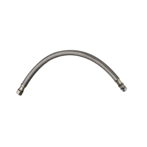 Keeney PP23851 Flexible EZ Faucet Supply Line, 3/8 in Nominal, Compression x DELTA® Style End Style, 20 in L, Stainless Steel