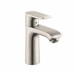 Hansgrohe 31080821 Metris 110 Bathroom Faucet, 1.5 gpm Flow Rate, 4 in H Spout, 1 Handle, Pop-Up Drain, 1 Faucet Hole, Brushed Nickel, Traditional