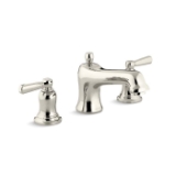 Kohler® T10585-4-SN Bancroft® Bath Tub Faucet Trim, 16 gpm Flow Rate, 8 in Center, Vibrant® Polished Nickel, 2 Handles, Traditional