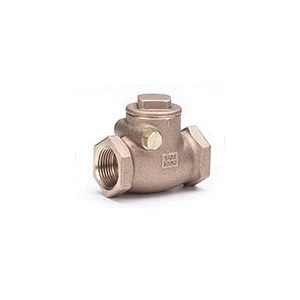 Milwaukee Valve 510T-112 Horizontal Swing Check Valve, 1-1/2 in Nominal, Thread End Style, 300 lb WOG, Bronze Body, Domestic