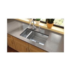 Elkay® LK7922SSS Kitchen Faucet, 1.5 gpm Flow Rate, Swivel Spout, Satin, 1 Handle