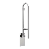 Moen® R8960FD Flip-Up Grab Bar, Home Care®, 30 in L x 1-1/4 in Dia, Stainless Steel, Stainless Steel