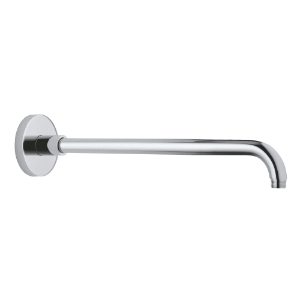 GROHE 28983000 Rainshower™ Jumbo Shower Arm, 16 in L, 1/2 in MNPT, StarLight® Polished Chrome