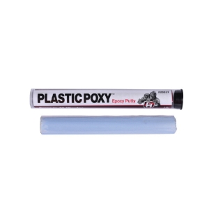 Hercules® Plastic Poxy™ 25531 Epoxy Putty, 4 oz Tube, Black/White, 24 hr Curing