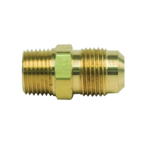 BrassCraft® 48-10-8 48 Series Reducing Adapter, 5/8 x 1/2 in Nominal, Flare x MNPT, Brass