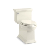 Memoirs® Comfort Height® 1-Piece Toilet, Compact Elongated Front Bowl, 16-1/2 in H Rim, 1.28 gpf, Biscuit
