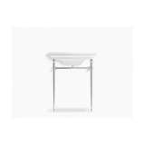 Kohler® 30003-BN Memoirs® Stately Console Table Leg, 23 in W x 17-5/16 in D x 32-1/16 in H Leg, Wall Mount, Solid Brass, Vibrant® Brushed Nickel