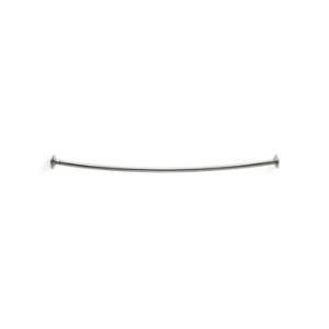Kohler® 9350-BS Expanse® Transitional Curved Shower Rod, Stainless Steel, Brushed Stainless Steel
