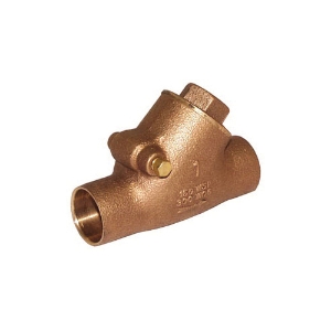 LEGEND 105-404 S-453 Y-Pattern Swing Check Valve, 3/4 in Nominal, C End Style, Bronze Body