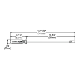 Elkay® LK350 Screwdriver, 13-11/16 in OAL, Plastic Handle