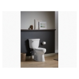 Kohler® 31621-0 2-Piece Chair Height Toilet, Cimarron® Comfort Height®, Elongated Bowl, 16-1/2 in H Rim, 12 in Rough-In, 1.28 gpf, White